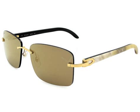 cartier buffalo horn glasses price.